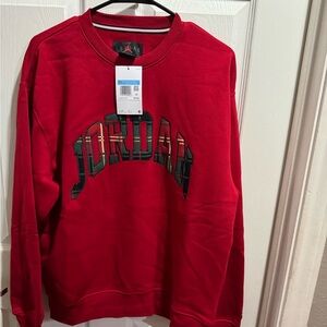 New Red Jordan Sweatshirt